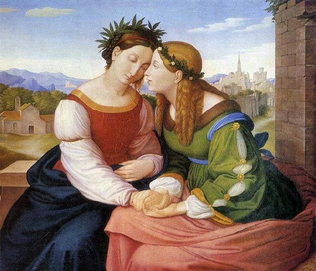 Italia and Germania after, Friedrich Johann Overbeck
